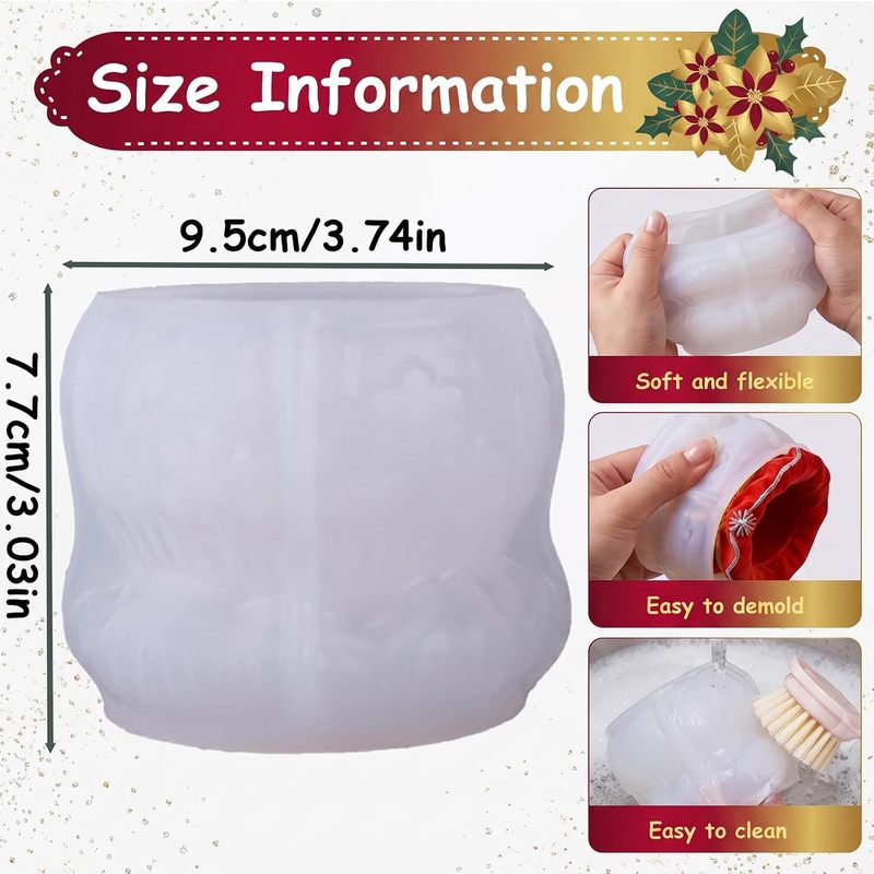 1Christmas-themed epoxy resin  - огляд і ціна Silicone Epoxy Resin Molds Set