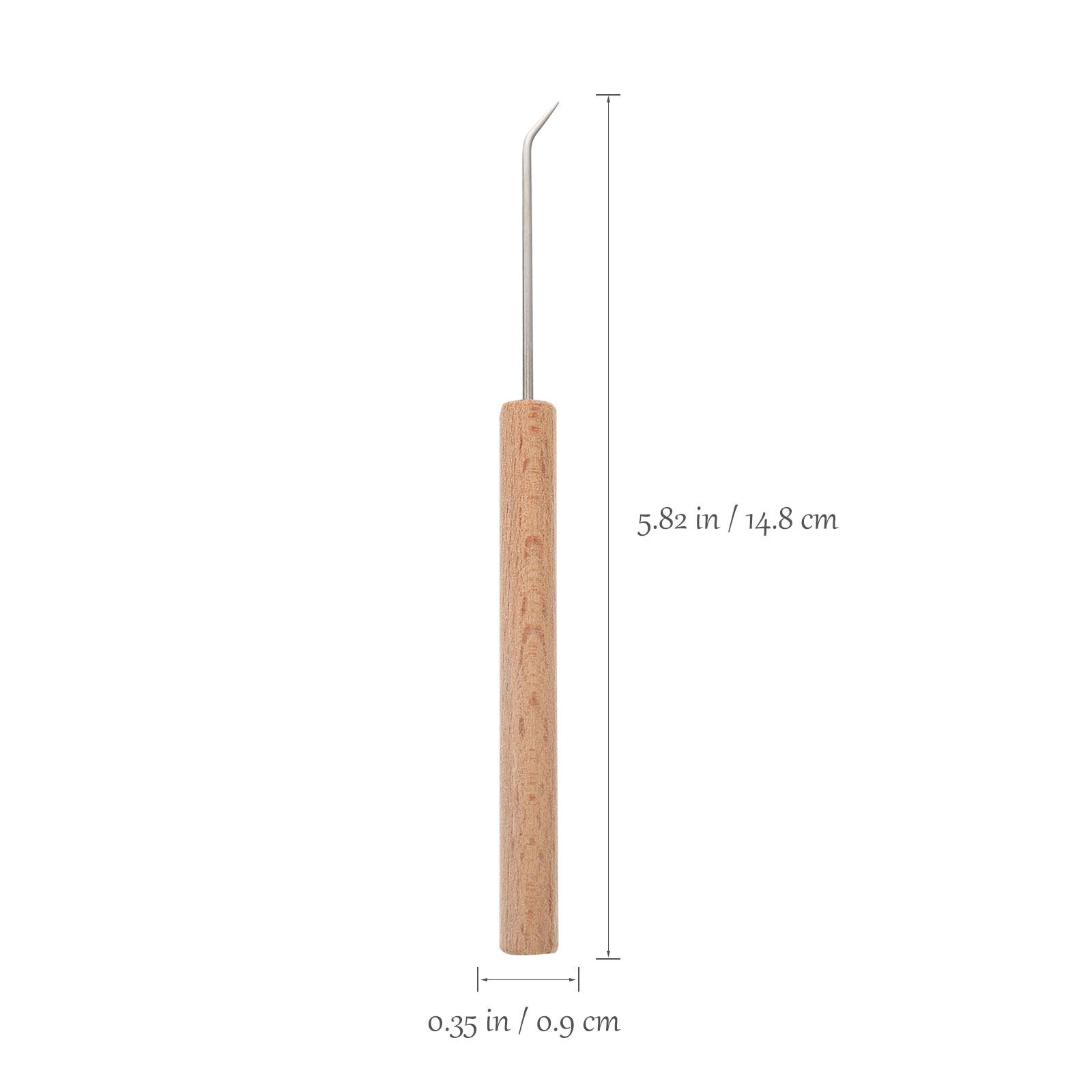 1Pcs Crochet Hook Wooden Handl - огляд і ціна Wooden Crochet Hooks Ergonomic Handle