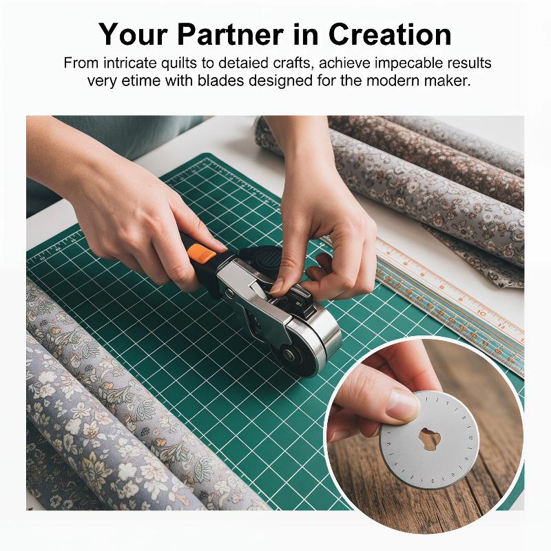 5/10PCS 45mm Rotary Cutter Sha - огляд і ціна Rotary Cutter For Fabric 45Mm